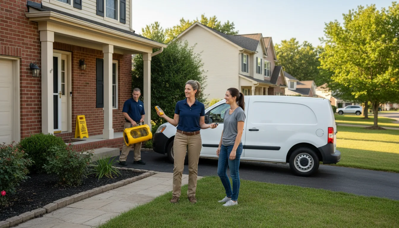 Residential water damage restoration in Norwich, ND